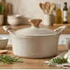 ALUMINIUMINIS PUODAS FLORINA OSLO 24cm 4,3L KREMINIS Nelipnus dangtelis