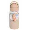 Alvar Baby Puodelis Butelis su šiaudeliu vaikiškų gėrimų Alvär 350 ml