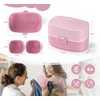 Amazon TUSEASY Lunch Box vaikams su skyreliais 860 ml - Rožinė