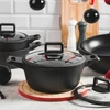 Dajar Ambition 29432 PUODAS SU TEMPERATŪROS INDIKATORIU SU DANGIU 18 cm