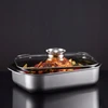 AMBITION ALUMINIUMINIS ŠUVAS SU DANGA DALYTUVIU GOOSE MAKER INDUKCIJA 40cm