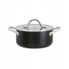 Ambition puodas Ribs, 20 cm, 2.7 l, juodas