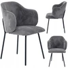 AMELIA aksomu apmušta velvetinė kėdė JUMIhome valgomajam LIVING ROOM