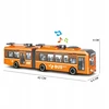 Amiku DIDELIS AUTOBUSAS GARSAS ŠVIESOS ATIDARYTA DURYS 1:16 AUTOMOBILIŲ Dovana vaikams