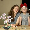 AMŽINŲ KALULŲ STATYBOS GĖLĖS ORCHIDĖJŲ PUOKŠTAS BOTANIKOS GĖLĖS DOVANA