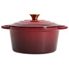 ANDREAS bordo tradicinis ombre ketaus puodas, 24cm 4 l HOMLA