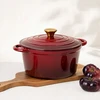 ANDREAS bordo tradicinis ombre ketaus puodas, 24cm 4 l HOMLA