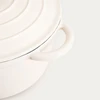 ANDREAS smėlio spalvos tradicinis ketaus puodas, 24cm 4 l HOMLA