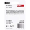 Antenos stiprintuvas VHF/UHF, stiprinimas 25dB, F jungtis, IP45