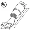 Antgalis laidų sujungimui HAUPA, 1,5-2,5mm M5