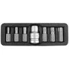 Antgalių rinkinys 7vnt, TORX Tamperproof Yato | TT25, TT30, TT40, TT45, TT50, TT55