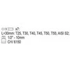 YATO KOŃCÓWKI TORX 7elementas. T25 - T55 + ADAPTERIS 0410