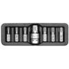 YATO KOŃCÓWKI TORX 7elementas. T25 - T55 + ADAPTERIS 0410