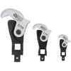 3 dalių reguliuojamų antgalių rinkinys KS TOOLS