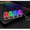 Anti-stresas Keychain Clicker Klaviatūra Fidget Switch Key Clicker Clicker