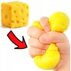 ANTISTRESAS GNIOTEK SŪRIS Geltonas sūrio kubelis SQUISHY MOCHI