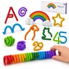 Antistresinės sensorinės lazdelės 8 vnt Fidget Stick susikaupimui