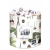 Antspaudų rinkinys Aladine Creative Stamp 21vnt. Plants + pagalvėlė antspaudams juoda