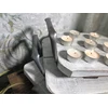 Antyki24 TRIJŲ ANTY24 Rustic Baltas DĖKLŲ RINKINYS su metalinėmis rankenomis