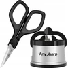 AnySharp klasikinis sidabro galąstuvų rinkinys ir mini žirklės