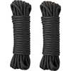 Anytech Tvirta Paracord virvė 30m/100ft Survival Outdoor nailon Juodas