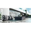 Apdangalas sodo baldams Aerocover 200x110x70cm pilkas
