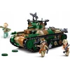 Apsauga nuo Iwo Jima japonų tanko 2in1 blokų Sluban 563 el Army M38-B1107