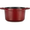 Bikuva.lt Apvalus emaliuotas ketaus puodas Zyle ZY03RKI Ø14 cm, raudonas