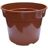 Apvalus vazonėlis daigams Ø23cm H18cm plastikinis/rudas