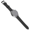 Fixed | Leather Strap with Quick Release 20mm for Išmanusis laikrodis | Juodas