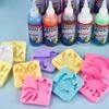 AQUA GELZ CREATIVE SET XXL 35 ELEMENTS 12 GEL + PRIEDAI DOVANA DIY