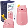Aquafloow Kūdikių buteliukas termosas 320 ml, skirtas kelionei, kiaulė taupyklė