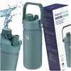 "AquaFloow" termo butelis 500 ml arbatos ir kavos termosas 2 antgaliai plienas