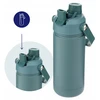 "AquaFloow" termo butelis 500 ml arbatos ir kavos termosas 2 antgaliai plienas