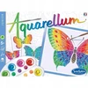 Aquarellum Junior drugeliai 4 spalvinimo puslapiai Sentosphere 6+