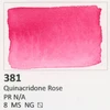 Aquarius akvareliniai dažai 381 Quinacridone Rose