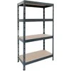 Ar Shelving 4 lygių metalinė lentyna/maks.lygio apkrova 175kg Rivet 1800x900x450mm Antracit pilkas