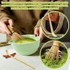 ARBATA MATCHA RINKINYS 6 DALIŲ DUBENIS ATLIEKŲ ŠAUKŠTAS KERAMINIS RINKINYS