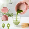 ARBATOS RINKINYS 8 Vnt. KERAMINIAI BAMBUKO DUBELIAI ŠEŠTAI