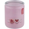Aromatinė žvakė stiklinėje LOVE Bolsius 80x68cm/dega 23h pink love