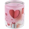 Aromatinė žvakė stiklinėje LOVE Bolsius 80x68cm/dega 23h hearts &amp; gifts