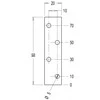 Arras Perforuota plokštelė 20x80x2mm