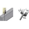 Arras U tipo tvirtinimo pagrindas su inkaru 5.0x50x60x125x250mm