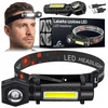 Arsa Go COB LED PRIEKINIS ŽIBINTAS ĮKRAUJAMAS MAGNETAS TAKTINIS USB PRIEKINIS ŽIBINTAS GALINGAS