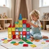 ARSA GO MAGNETINIAI KONSTRUKCINIAI BLOKAI DIDELIS 3D UGDYMO RINKINYS XXL 110 EL.