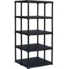 Art Plast 5 lygių plastikinė lentyna/maks.lygio apkrova 60kg TEMPO 800x775x1760mm juoda
