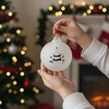 Artmaker / Kalėdinė eglutės papuošalas dažymui Keraminiai eglutės papuošalai Kūrybiška dovana