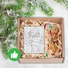 Artmaker Kalėdinė tapybos drobė su elniu: rinkinys su dažais