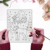 Artmaker Kalėdinė tapybos drobė su elniu: rinkinys su dažais