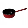 Artnik Retro puodas, emaliuotas, žemas, 16 cm, 1,3 L, vintažinis raudonas puodas